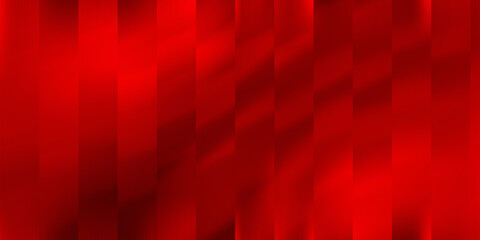 Fototapeta premium Abstract red background with vertical columns with diagonal shadow effects and a smooth, reflective surface texture