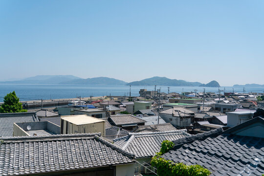 山口県祝島の集落