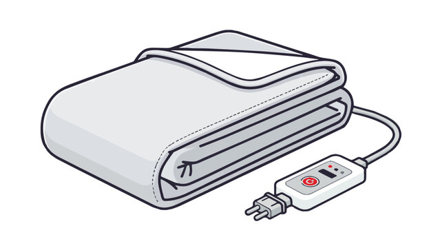 Electric Heating Pad for Pain Relief and Comfort.