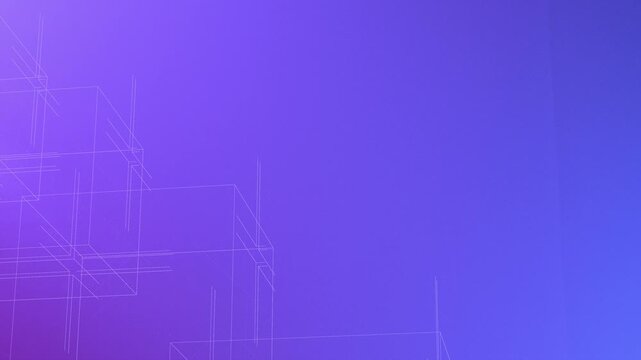Future tech blueprint 3D architecture lines, engineering concept background, digital design grid, innovation planning, abstract structure, calm purple light, technology