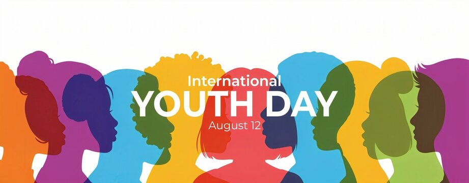 International youth day celebration with diverse people