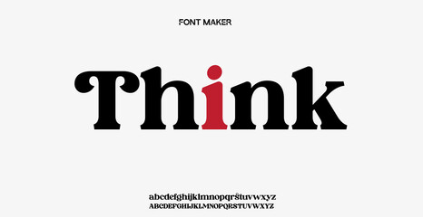 Creative think letter with human figure and red lightbulb head © Money