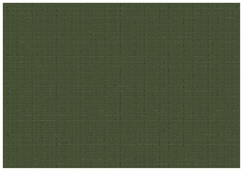 Fototapeta premium Dark olive green geometric grid pattern with grunge textured lines, geometric
