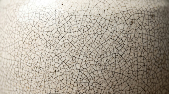Rustic Off-White Crackle Glaze Ceramic Texture Background