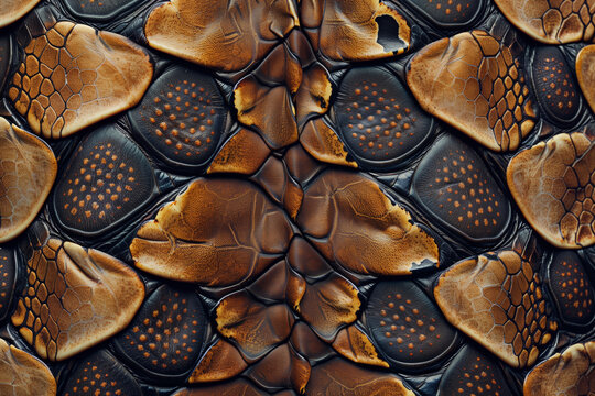 Exotic snake skin scales texture background