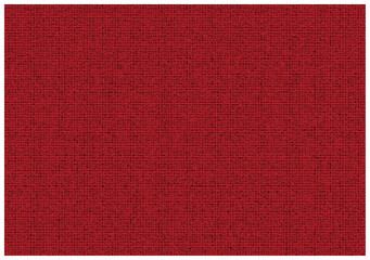 Fototapeta premium Intense bright red textile material texture with material background backdrop