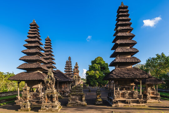 Pura Taman Ayun, a Balinese temple and garden in Mengwi subdistrict in Badung Regency, Bali, Indonesia.