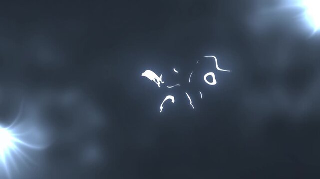Dramatic electric storm transition with animated blue lightning strikes, thunder flash explosions and glowing energy arcs, perfect motion graphics overlay for vfx production, black screen 4k video