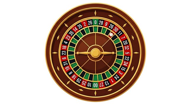 Casino roulette wheel game object