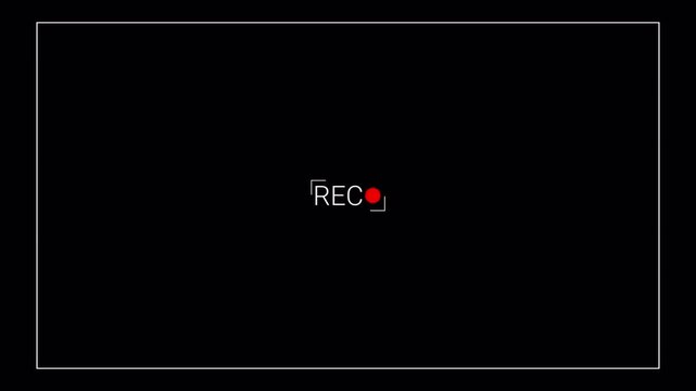 Replay text button animation for video camera and camcorder recordings,  animated rewind or repeat icon, VHS Replay Overlay, Video camera replay screen animation overlay with alpha channel in 4k