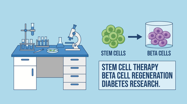 Stem Cell Therapy Beta Cell Regeneration Diabetes Research