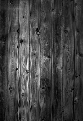 Obraz premium Schwarze Holzbretter - Alter Holzhintergrund