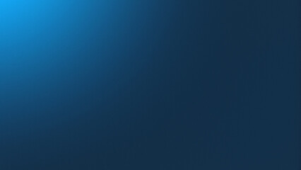 Fototapeta premium Minimalist blue grainy background featuring a smooth monochrome gradient texture.