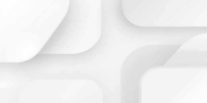 Abstract white geometric vector background with lines and cubes, minimal futuristic business wallpaper design for web, technology and architecture concept