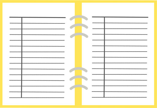 Minimalist digital planner pages and diary template