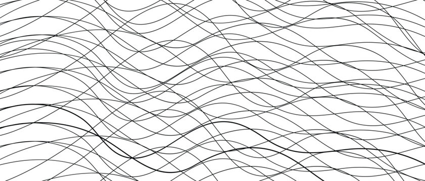 Black and white seamless abstract background with metal mesh grid pattern, wire net texture, metallic chain fence design wallpaper illustration