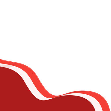  Indonesian Flag Ribbon Border Element