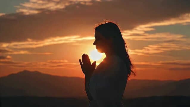 The spiritual strength and emotional solace found in personal meditation and supplication at day's end