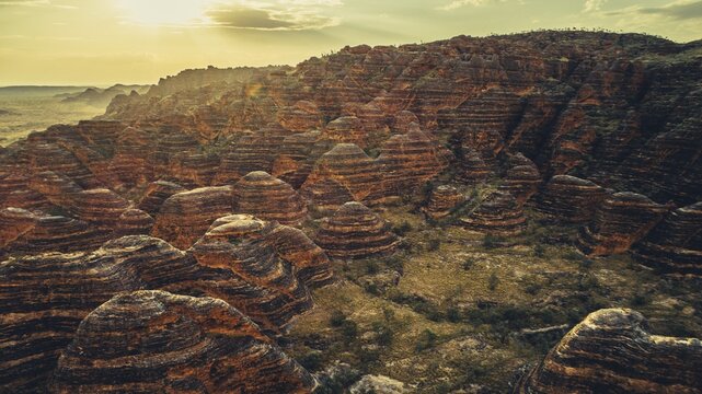 Bungle Bungle Range, Outback, hiking in Australia in high heat, Western Australia, Australia