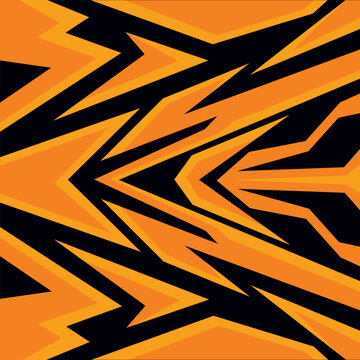 abstract background orange colour geometric wrapping car design