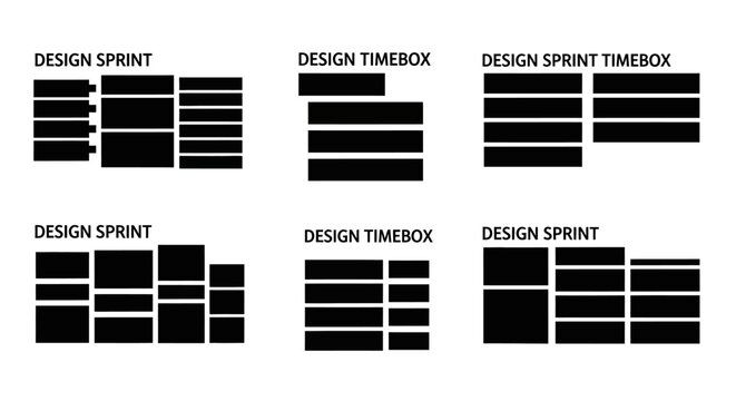 Design Sprint Workflow and Timeboxing Visual Blocks
