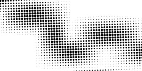 Halftone Pattern Background with Purple and Yellow Duo-tone Gradient,a dynamic halftone dot pattern with striking shades of dark purple and golden yellow. © abdus
