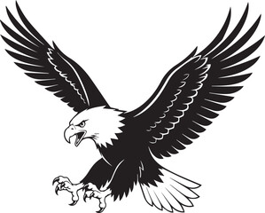 Fototapeta premium eagle on a white background