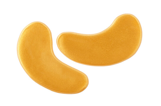 Gold eye patches treating skin around eyes