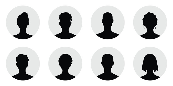 Avatar account icon vector. Default social media profile photo symbol. profile default avatar icon. user account dp symbol for social media website, app. 