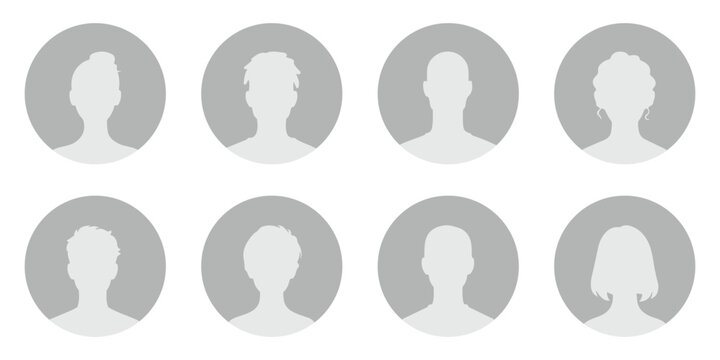 Avatar account icon vector. Default social media profile photo symbol. profile default avatar icon. user account dp symbol for social media website, app. 