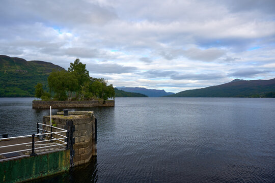 Serene View of Loch Katrine in Summer