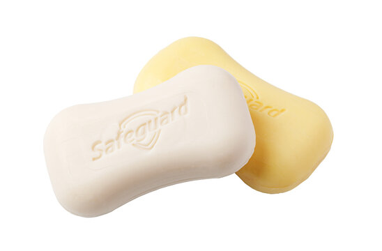 Safeguard soap bars showing hygiene concept, transparent background