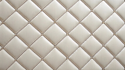 Obraz premium Luxury quilted leather background with diamond pattern