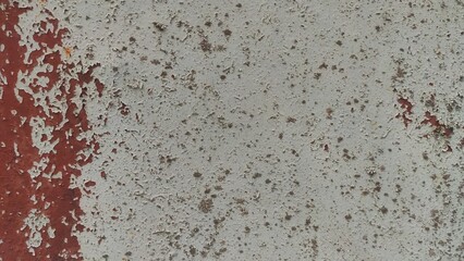 Fototapeta premium Pitted Rusted Steel surface showing thousands of tiny dark oxidation spots on a grey background. Perfect for heavy machinery textures, subtle industrial grunge, and 3D mapping.