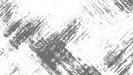 Fototapeta premium Grey brush strokes on white background for design and artistic creative projects texture