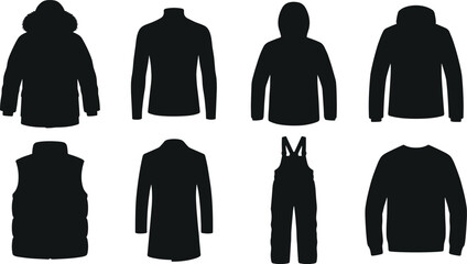 Winter adventure and mountaineering gear icons set containing snowshoes ice axe helmet snowmobile and camping equipment © MdAsikul