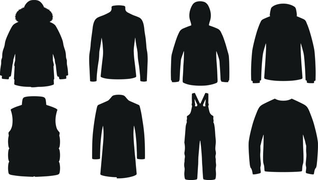 Winter adventure and mountaineering gear icons set containing snowshoes ice axe helmet snowmobile and camping equipment