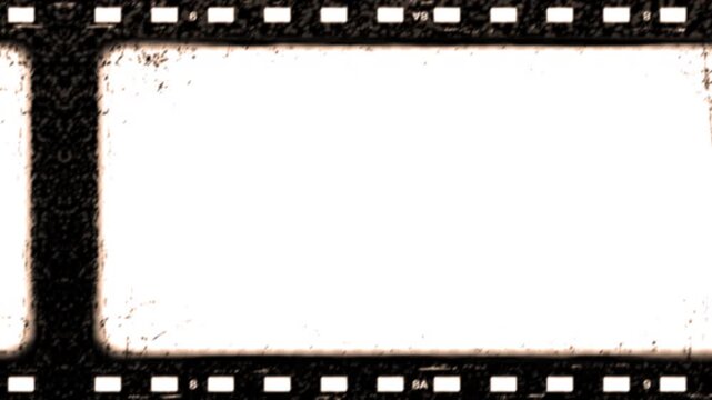 Retro Movie Reel Overlay Transition