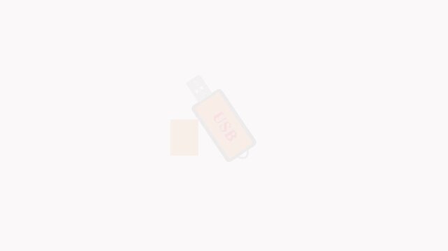 USB Memory Stick Vector Icon,USB Data Storage Icon Vector,Data Transfer Device Illustration,HD Video,
