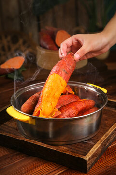Candied Sweet Potato - Fresh Cooked Root Vegetable Harvest