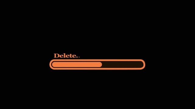 Abstract loading icon animation . Loading bar and percentage Futuristic progress loading bar 0-100 percent.on black backgraund. Colorful and Pastel Colored Loading Progress Bar