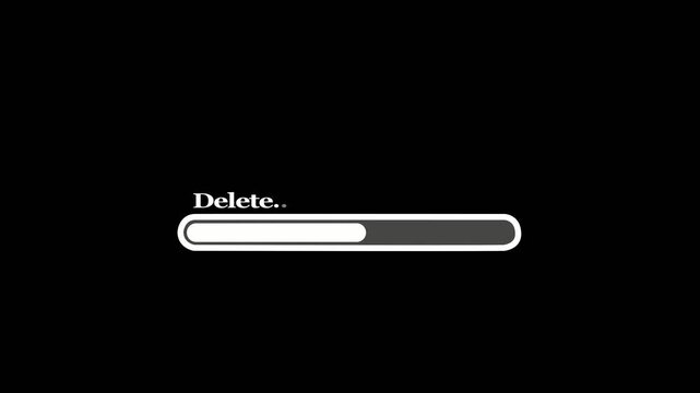 Abstract loading icon animation . Loading bar and percentage Futuristic progress loading bar 0-100 percent.on black backgraund. Colorful and Pastel Colored Loading Progress Bar