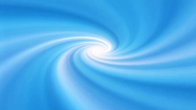 Blue spiral vortex with white center and smooth purple gradient fluid motion