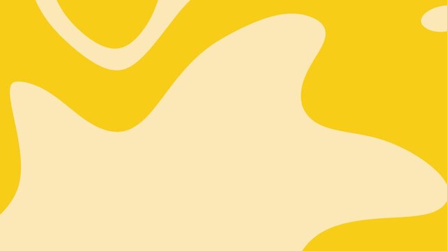 Abstract yellow and brown gradient background with large cream organic shapes and flowing curves. Modern minimalist composition with bold contrast, smooth forms, and generous copy space.
