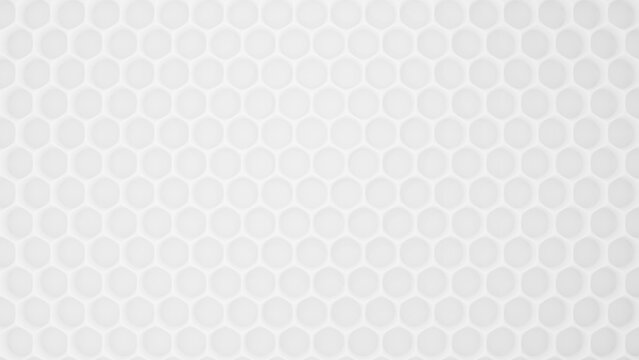 Subtle white hexagon honeycomb pattern background