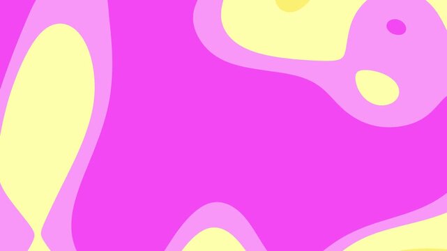 Yellow, pink, and purple gradient background with pastel organic shapes and playful rounded forms. Modern minimalist composition featuring soft contrasts, smooth curves, and generous copy space.