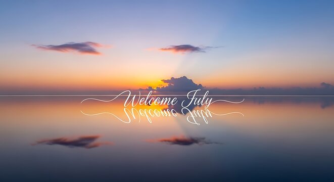 Welcome to Bali tropical island paradise sunset aerial view.