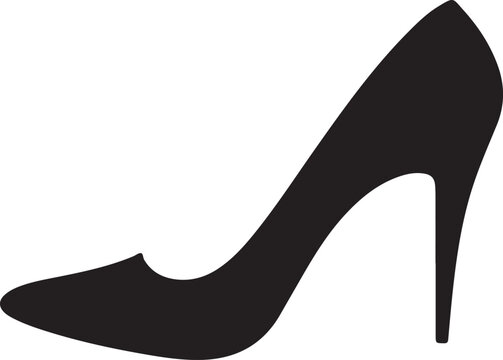 Black High Heel Shoe