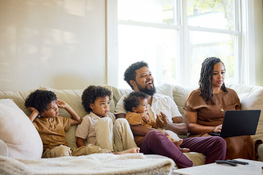 Family Basks Together in Sunlight