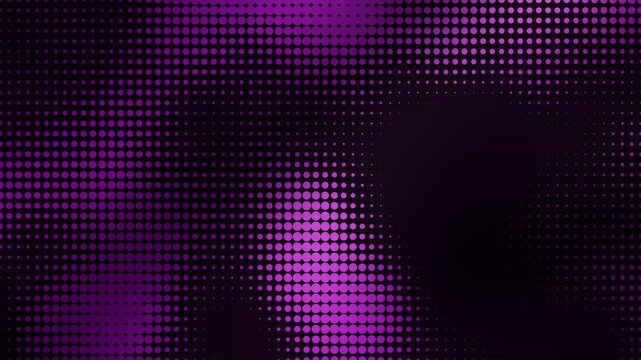 Gradient Halftone Dot Motion Pattern Image Generating Artificial Intelligence Create Image Seamless Looped Background. Animated Grid Grainy Dots Texture